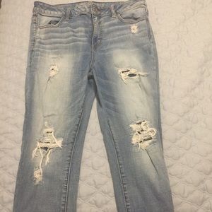 American Eagle Distressed Jeggings